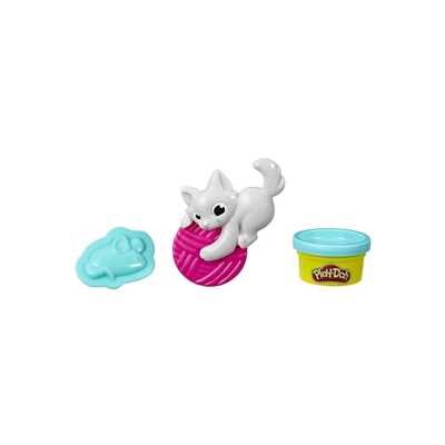 Мини-набор игровой Play-Doh со штампами Котёнок, арт. E2124EU4(E2237), производитель Hasbro (Хасбро), ISBN 501-0-99351-703-9 № 3