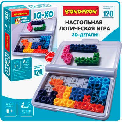 Логическая игра IQ- XO, арт. ВВ5843, производитель Bondibon (Бондибон), ISBN 489-5-13606-116-4 № 3