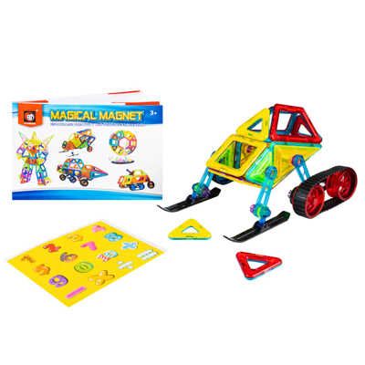 Игровой набор Магнитный конструктор 56эл, арт. 7056A, производитель Maya Toys, ISBN 481-2-50116-062-8 № 3