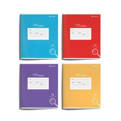 Тетрадь Schoolformat 12 л. кр. кл. ОДНОТОННАЯ ШКОЛЬНАЯ офсетная обложка, арт. ТШККО12-Ш, производитель ФАРМ, ISBN 460-2-72314-195-2 № 1