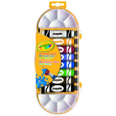 Краски темперные, 8 цв., арт. 7407 (54-3208), производитель Crayola, ISBN 501-0-06507-407-1 № 1