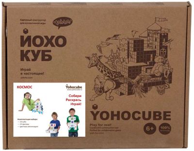 Набор каотонного конструктора "Космос", производитель ЙОХО, ISBN 460-3-32042-221-5 № 1