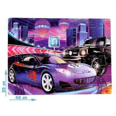 Пазлы светящиеся Крутые тачки, 88 деталей, арт. 4659852, производитель Puzzle Time, ISBN 690-0-04659-852-0 № 2