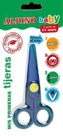Alpino Baby Ножницы детские безопасные арт.PT0025, производитель ALPINO (Альпино), ISBN 841-3-24047-526-2 № 1