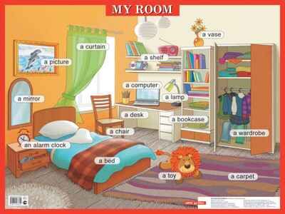 Моя комната. My room. Наглядное пособие на английском языке, производитель Айрис-пресс , ISBN 978-5-81123-872-9 № 1