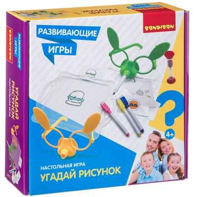 Развивающие настольные игры «УГАДАЙ РИСУНОК», арт. ВВ4468, производитель Bondibon (Бондибон), ISBN 489-5-13604-572-0 № 1