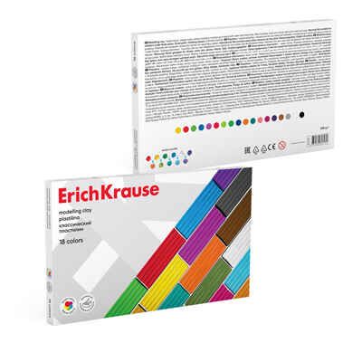Пластилин классический 18 цветов, 288 г, арт. 61318, производитель ErichKrause® (Эрих Краузе), ISBN 465-0-18461-318-1 № 3