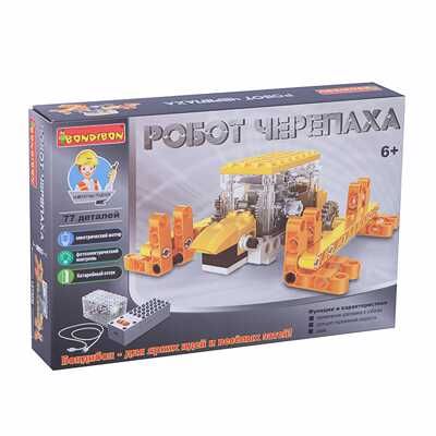 Логические, развивающие игры и игрушки Bondibon Конструктор «РОБОТ ЧЕРЕПАХА» 77 дет, арт.ВВ3493, производитель Bondibon (Бондибон), ISBN 489-5-13603-461-8 № 1