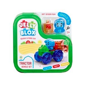 Jelly Blox - Набор "Трактор", 12 дет. С колесами, арт. 936765.006, производитель Goliath, ISBN 872-0-07736-765-4 № 1
