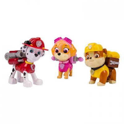 Paw Patrol 16618 Щенячий патруль Набор из 3 щенков с рюкзаком-трансформером, производитель Spin Master (Спин Мастер), ISBN 77-8-98809-394-8 № 1