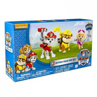 Paw Patrol 16618 Щенячий патруль Набор из 3 щенков с рюкзаком-трансформером, производитель Spin Master (Спин Мастер), ISBN 77-8-98809-394-8 № 2
