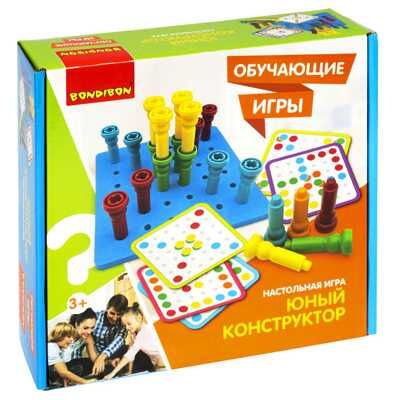 Обучающие игры «ЮНЫЙ КОНСТРУКТОР», арт. ВВ5157, производитель Bondibon (Бондибон), ISBN 489-5-13605-457-9 № 1