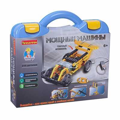 Логические, развивающие игры и игрушки Bondibon Конструктор Мощные машины 4 в 1, 216 дет, арт.ВВ3498, производитель Bondibon (Бондибон), ISBN 489-5-13603-466-3 № 1