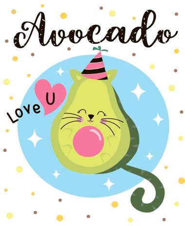 Блокнот позитивного настроения. AVOCADO LOVE U, производитель Malamalama (Маламалама), ISBN 462-7-13168-944-5 № 1