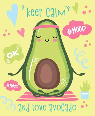 Блокнот позитивного настроения. AVOCADO MOOD, производитель Malamalama (Маламалама), ISBN 462-7-13168-943-8 № 1
