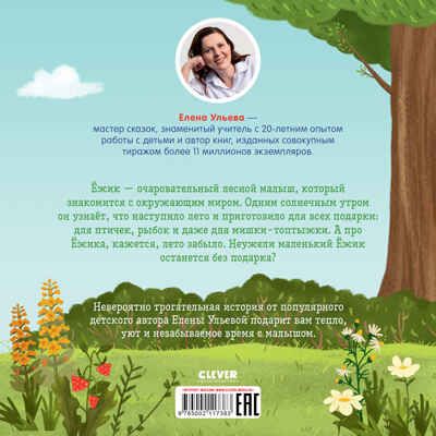 Книжки-картинки (мягкая обложка). Ёжик и солнечное лето/Ульева Е., производитель Клевер (Clever) , ISBN 978-5-00211-738-3 № 7