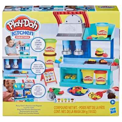 Набор с массой для лепки PLAY-DOH "Ресторан для шеф-повара", арт. F81075L0, производитель Hasbro (Хасбро), ISBN 501-0-99616-909-9 № 2