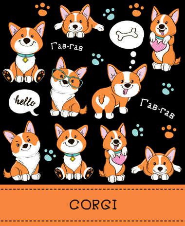 Блокнот позитивного настроения. CORGI, производитель Malamalama (Маламалама), ISBN 462-7-13168-949-0 № 1