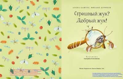 Страшный жук? Добрый жук! Алёна Кашура, Михаил Цуриков. Настя и Никита, производитель Настя и Никита , ISBN 978-5-90678-870-2 № 8