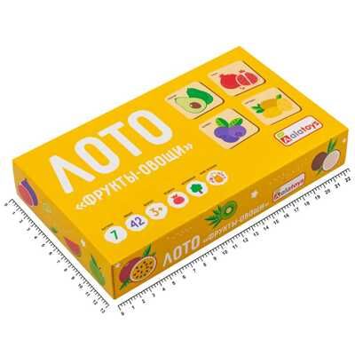 Лото Овощи-фрукты, арт. ЛТ07, производитель Алатойс, ISBN 466-0-18175-152-6 № 8
