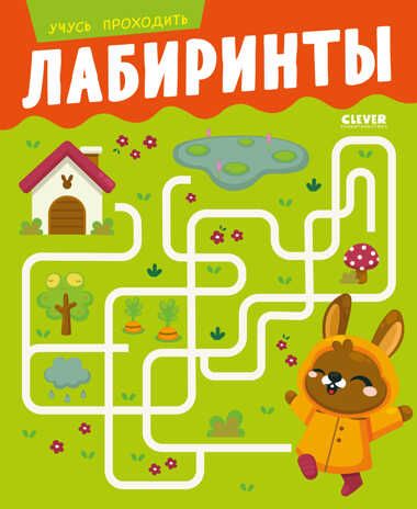 Развивайся и играй! Учусь проходить лабиринты, производитель Клевер (Clever) , ISBN 978-5-00211-165-7 № 1