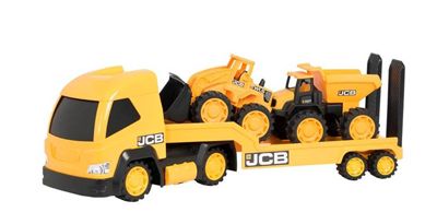 Мегаперевозчик с двумя машинками JCB, арт. 1416075, производитель HTI (ЭйчТиАй), ISBN 505-0-84160-751-2 № 1