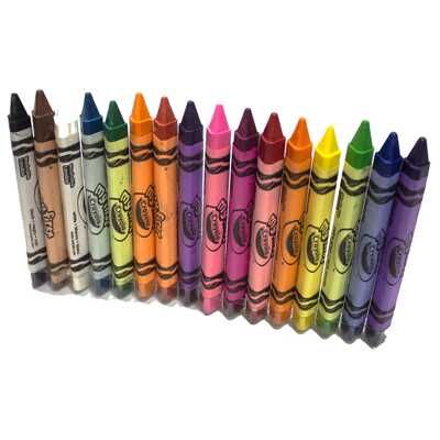 16 смываемых треугольных восковых мелков, производитель Crayola, ISBN 7-1-66202-016-3 № 5