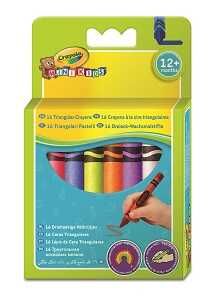 16 смываемых треугольных восковых мелков, производитель Crayola, ISBN 7-1-66202-016-3 № 1