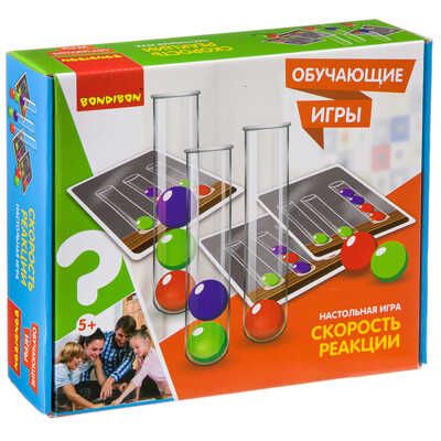 Обучающие игры Настольная игра Скорость реакции, арт. ВВ3501, производитель Bondibon (Бондибон), ISBN 489-5-13603-476-2 № 1