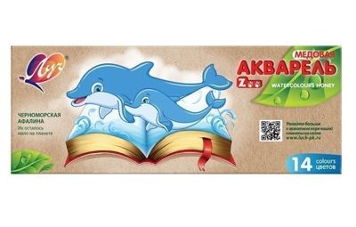 Акварель ZOO 14 цветов без кисти, арт. 22С 1418-08, производитель Луч, ISBN 460-1-18501-021-9 № 2