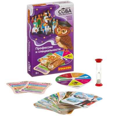 Игра-викторина Умная Сова Профессии и специальности, арт. ВВ4005, производитель Bondibon (Бондибон), ISBN 489-5-13604-183-8 № 3
