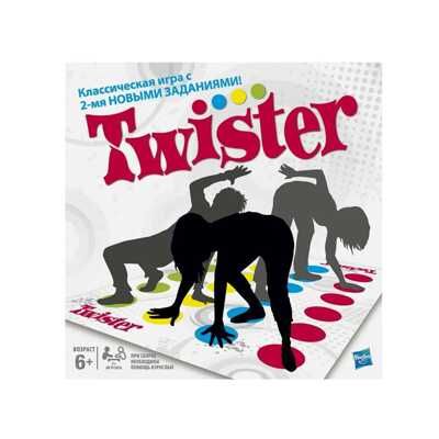 Игра Twister, арт. 98831E76, производитель Hasbro (Хасбро), ISBN 501-0-99366-380-4 № 2