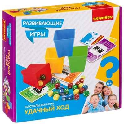 Развивающая настольная игра УДАЧНЫЙ ХОД , арт. ВВ4173, производитель Bondibon (Бондибон), ISBN 489-5-13604-255-2 № 1