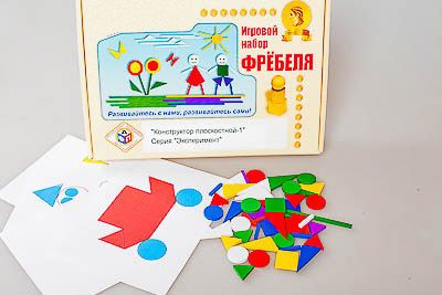 Игровой набор Фребеля " Конструктор плоскостной-1", производитель Светоч, ISBN 200-9-46938-910-5 № 1