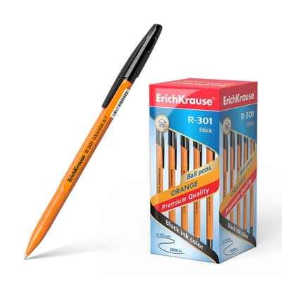 Ручка шариковая R-301 Orange Stick 0.7, цвет чернил черный, арт. 43195, производитель ErichKrause® (Эрих Краузе), ISBN 404-1-48543-195-4 № 1