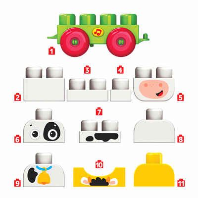 Коровка. Talky Blocks кнопочка, производитель Азбукварик , ISBN 463-0-02729-167-7 № 3