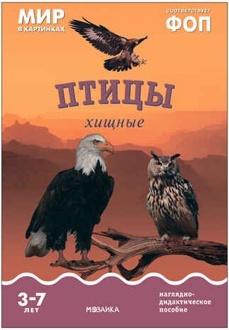 Мир в картинках. Птицы хищные. ФГОС. ФОП, производитель МОЗАИКА-СИНТЕЗ , ISBN 978-5-43151-508-8 № 1